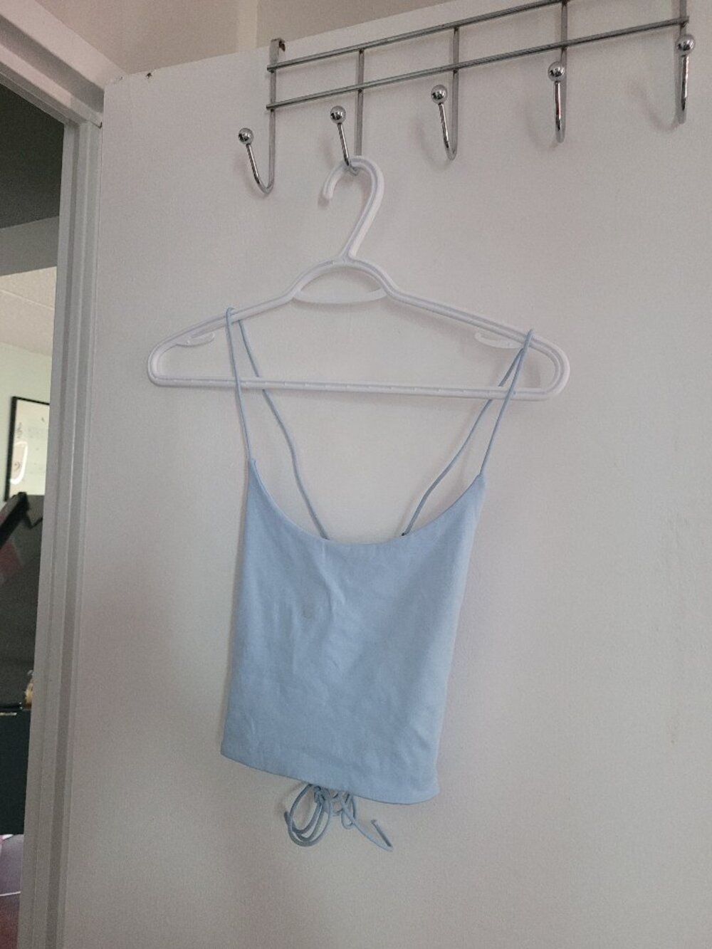 Baby blue top